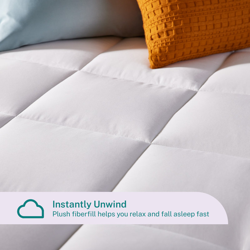 Sleep Innovations 4'' Gel Memory Foam Mattress Topper &amp; Reviews | Wayfair